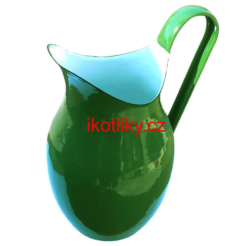 Smaltovaná konvice na vodu 2 L ZELENÁ