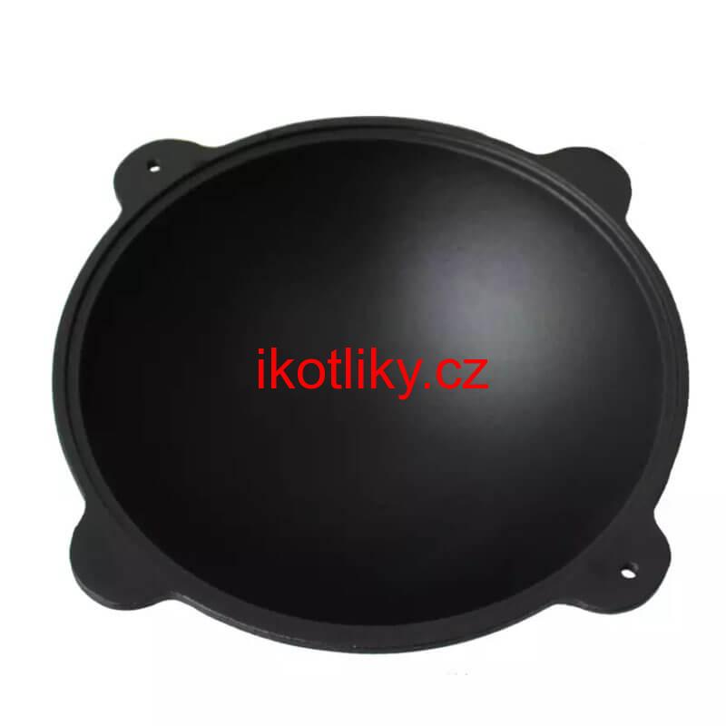 Litinový wok s poklicí se 4 úchyty 51 cm