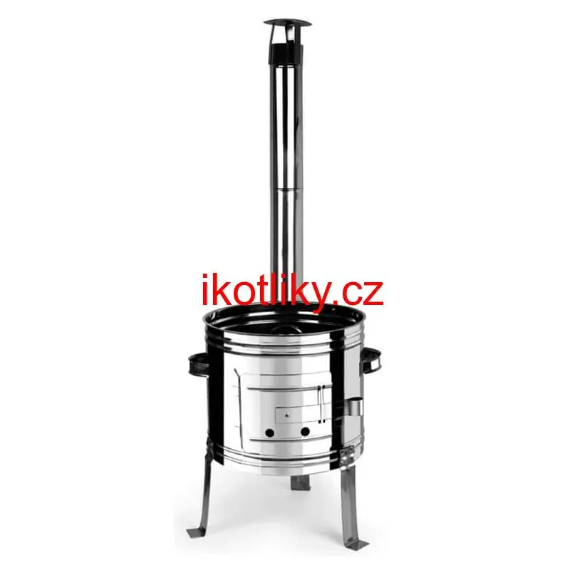 Smaltovaný kotlík 13 L + nerezová kotlina 36 INOX + misky 12 ks