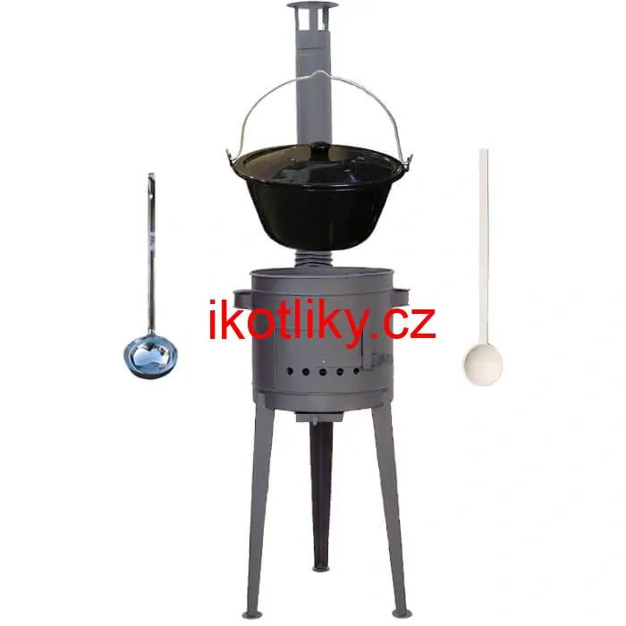 Smaltovaný kotlík 20 L (1,2 mm) + vysoká kotlina (2,0 mm) HODO 42 PLUS 600