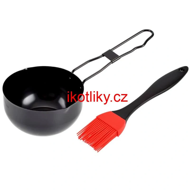Nádoba na marinování + silikonová maslovačka (štětec)