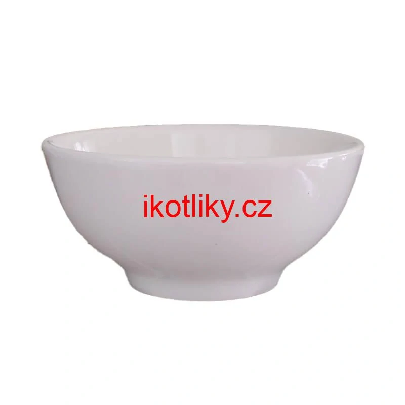 Keramická miska na servírování guláše 15 cm bílá
