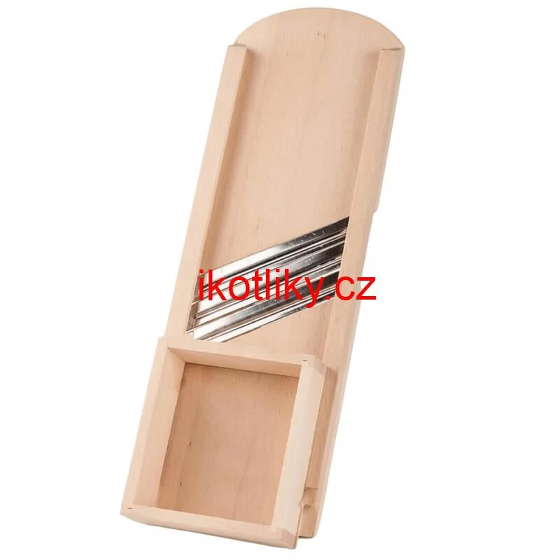 Ruční dřevěný kráječ zelí 3 nože 56 x 19 cm (malý)