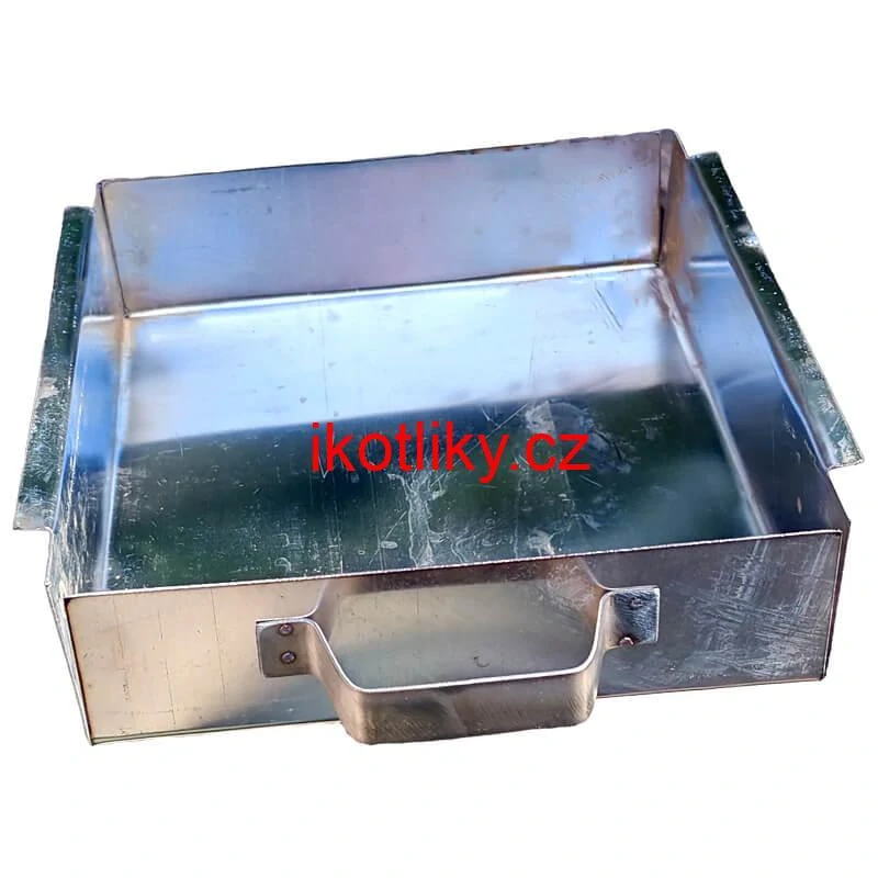 Nerezový popelník na vybírání popela z kotliny INOX
