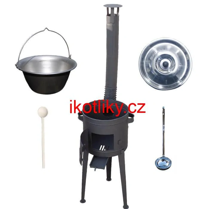 Nerezový kotlík 30 L (1,5 mm) + vysoká kotlina 47 cm (2 mm) HODO PLUS 600