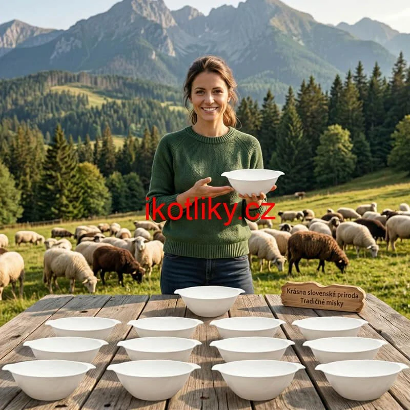 Sada 24 ks: Plastová miska na fajnový kotlíkový guláš a polévky – 750 ml