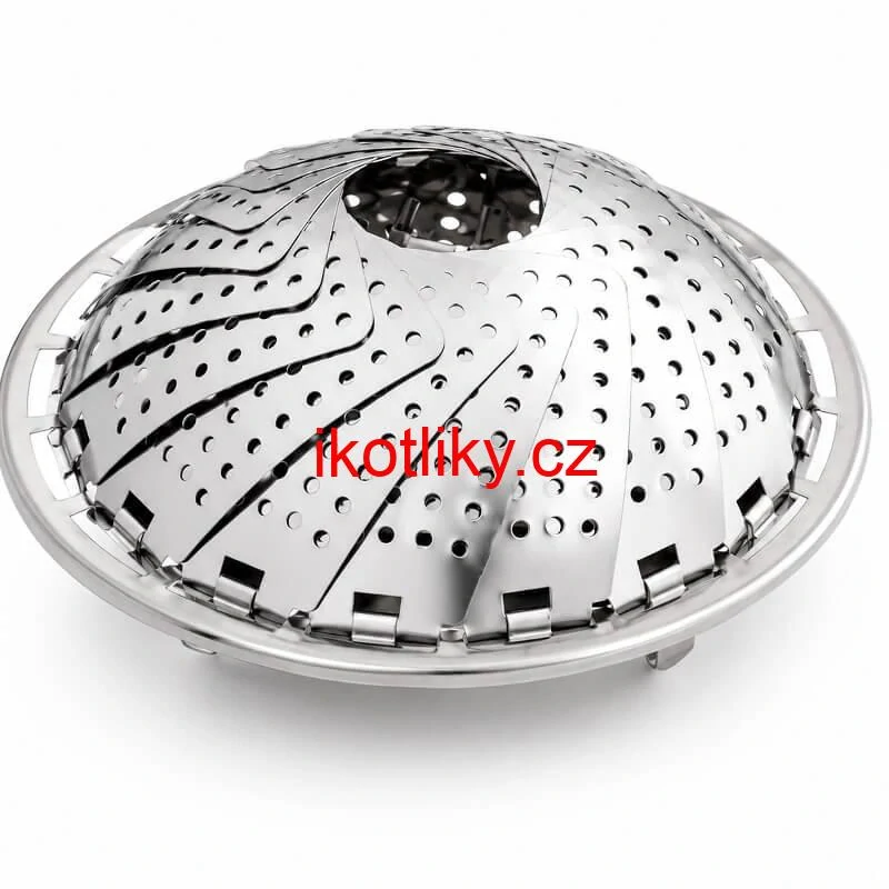 Nerezový skládací pařák 16–28 cm do hrnce