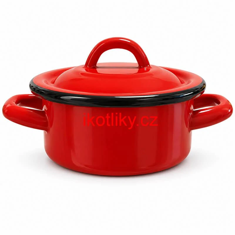 Smaltovaný kastrol FALCO s poklicí