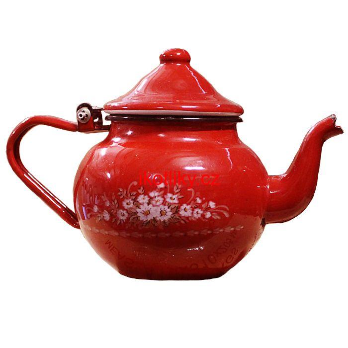 Smaltovaný čajník 0,5 L (ART DEKO)