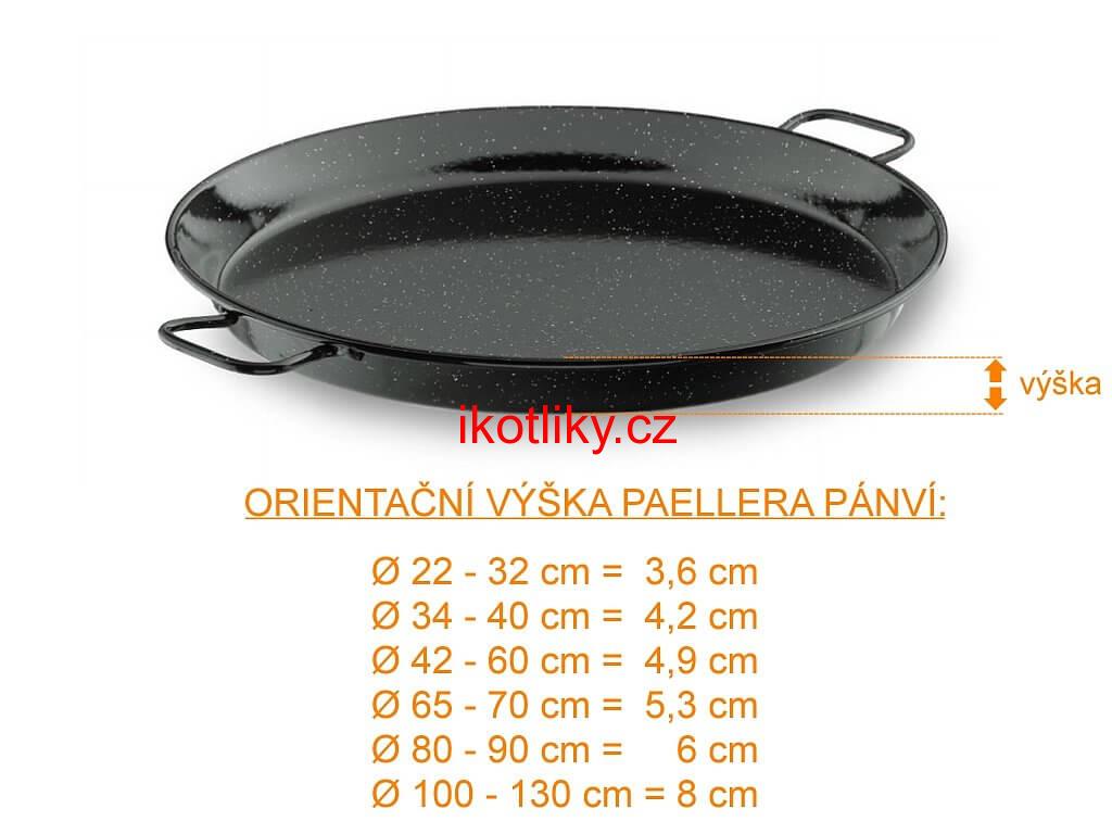 Paella pánev VACA SMALT 36 cm