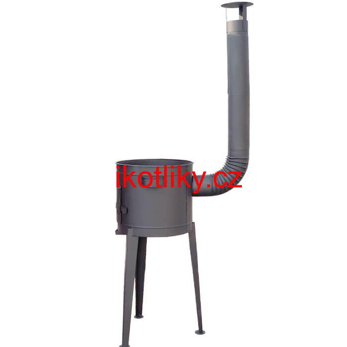 Vysoká kotlina 42 cm + žáruvzdorná barva