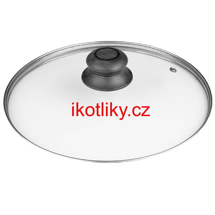 Skleněná poklice 26 cm