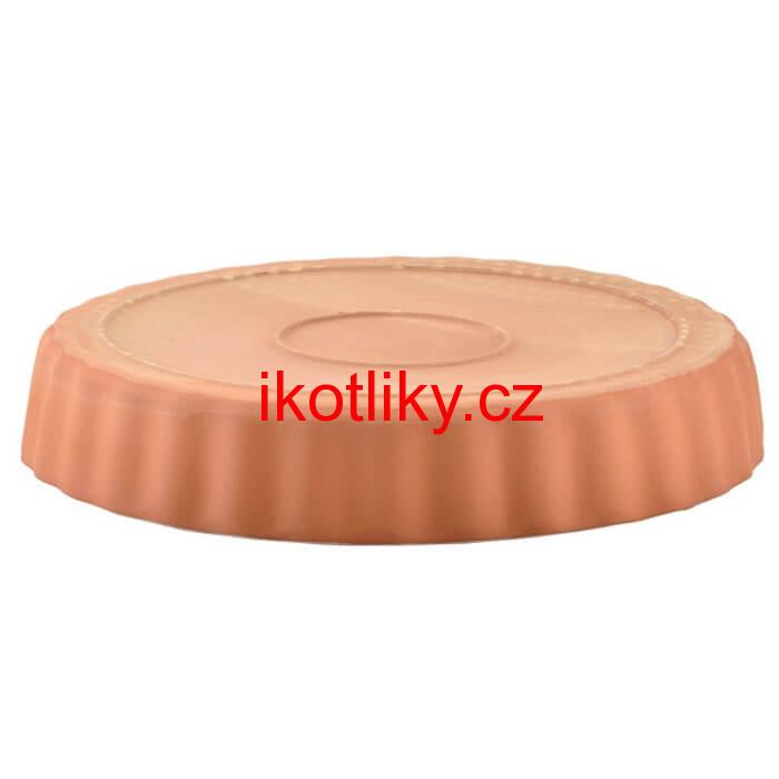 Hliněná forma na dort s glazurou 30 cm