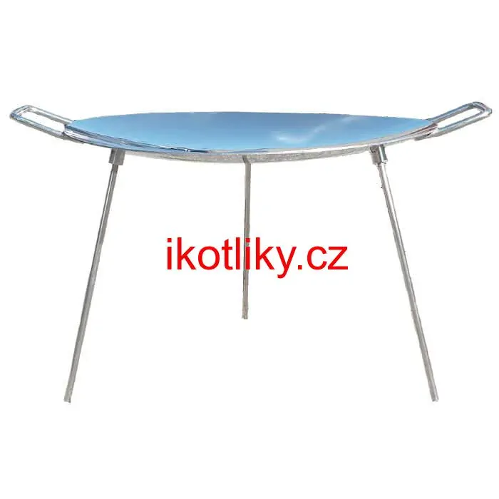 Nerezová pánev s nožičkami 55 cm BBQ