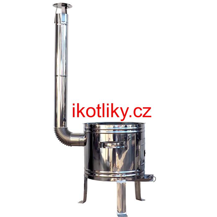 Nerezová kotlina s povrchovou antikorovou úpravou 36 cm INOX