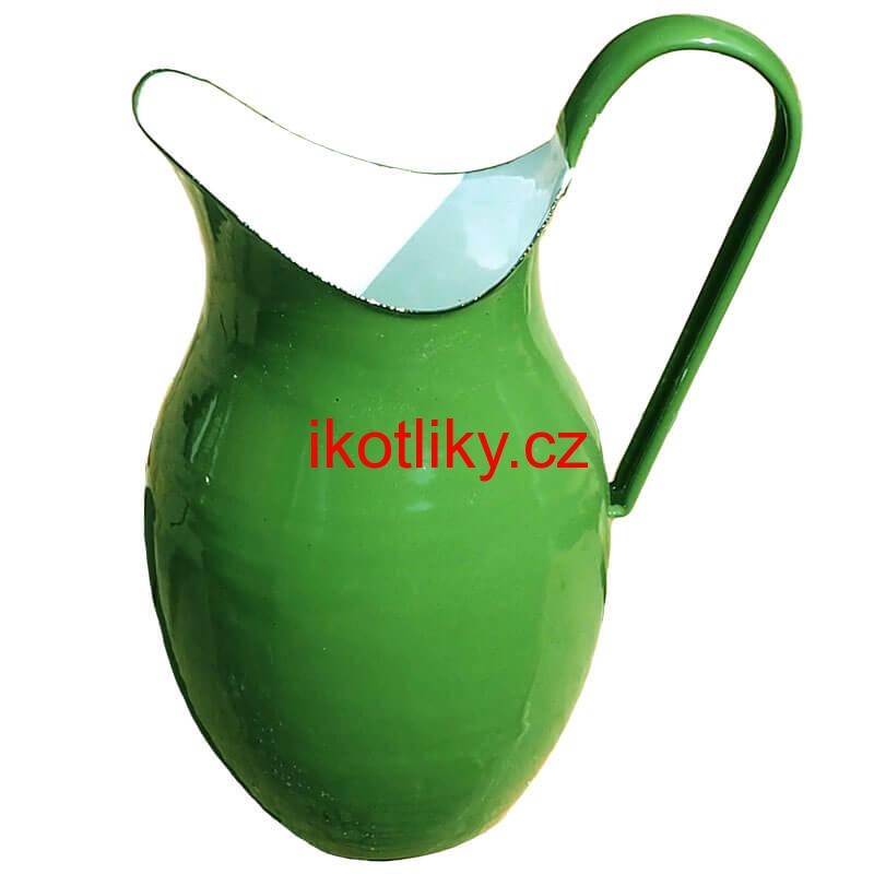 Smaltovaná konvice na vodu 2 L ZELENÁ