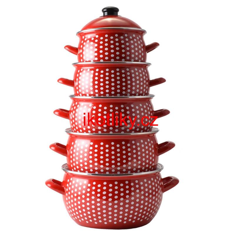 Smaltovaný kastrol DECOR 6 L