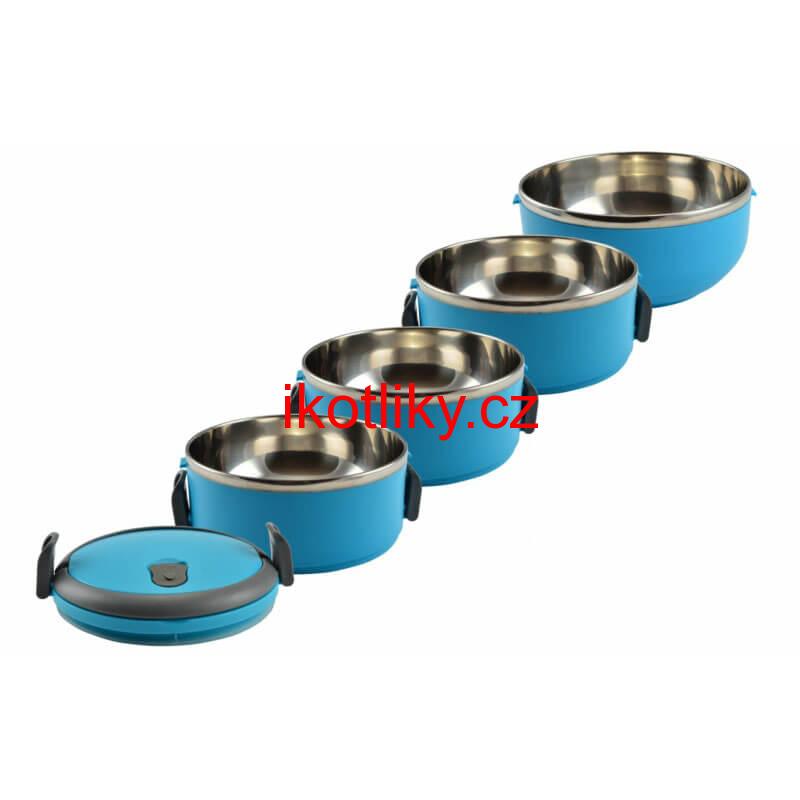 Jídlonosič - termo 4 dílný oranžový