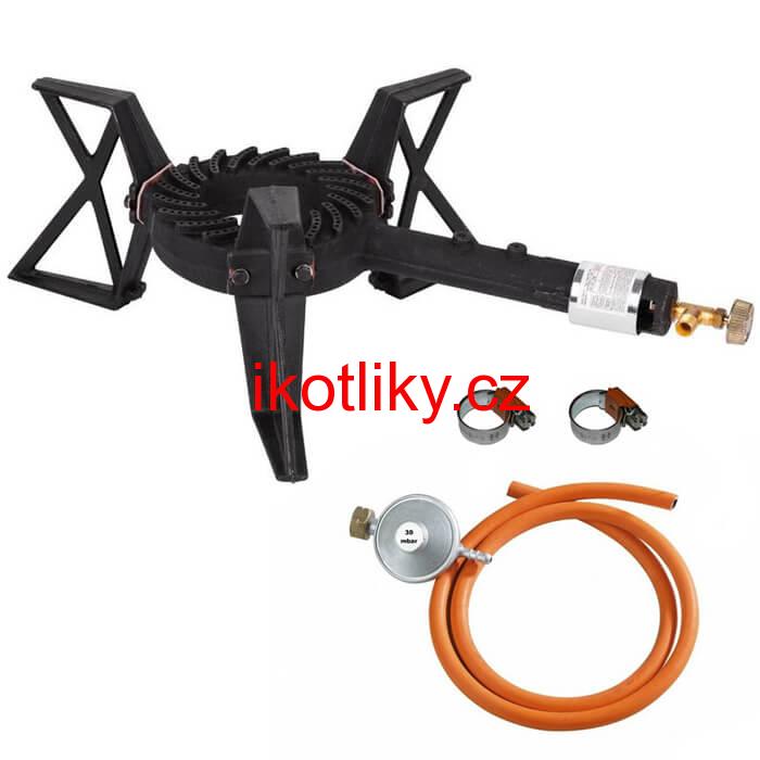 Hořák 7,5 kW BLACK Pro + připojovací příslušenství