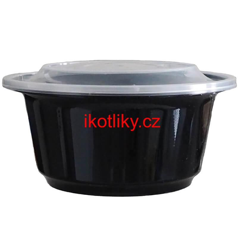 Plastový box (miska) na guláš + víčko 1000 ml