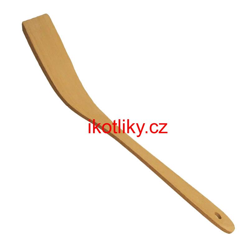 Lopatka ohnutá dřevěná 31 cm