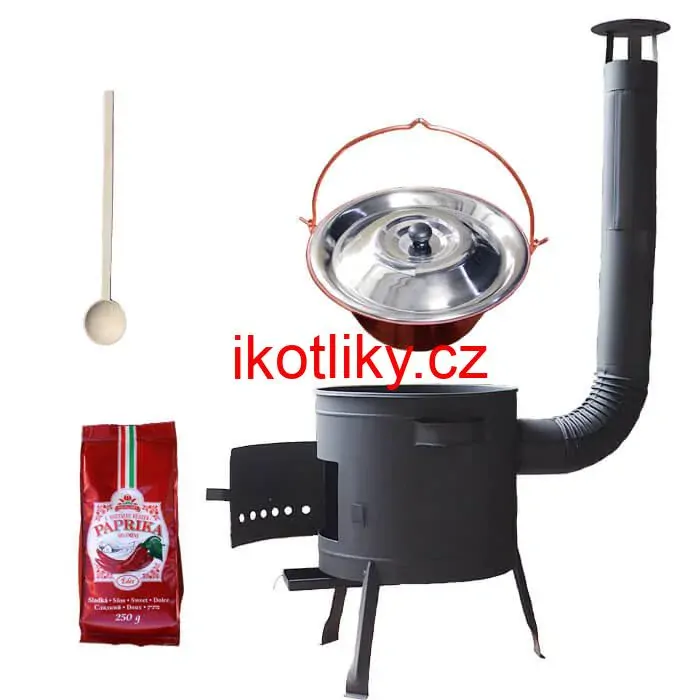 Měděný kotlík 20 L (1,2 mm) + silnostěnná (1,5 mm) žáruvzdorná kotlina BALKY STRONG 42 PLUS 600