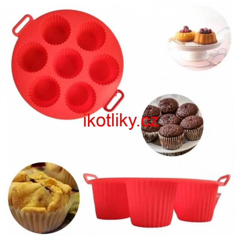 Forma na muffiny do horkovzdušné fritézy 7 x