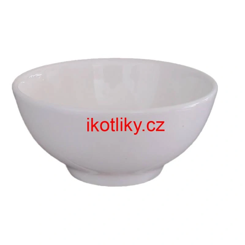 Keramická miska na servírování guláše 15 cm bílá