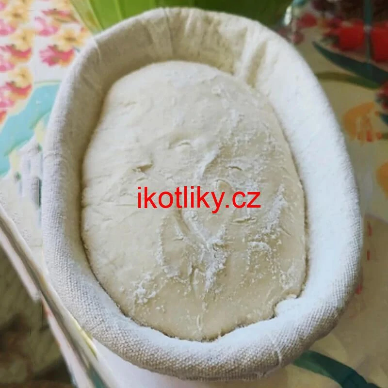 Ratanová miska na kynutí chleba – oválná
