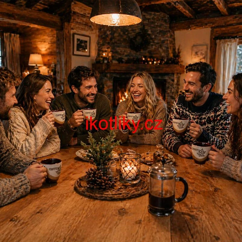 Sada keramických hrnků na kávu 100 ml 6 ks