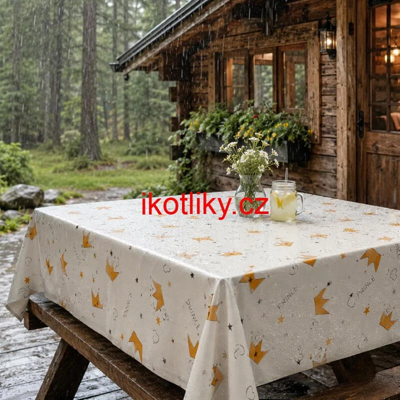 Dětský omyvatelný PEVA ubrus Prince 137 × 183 cm
