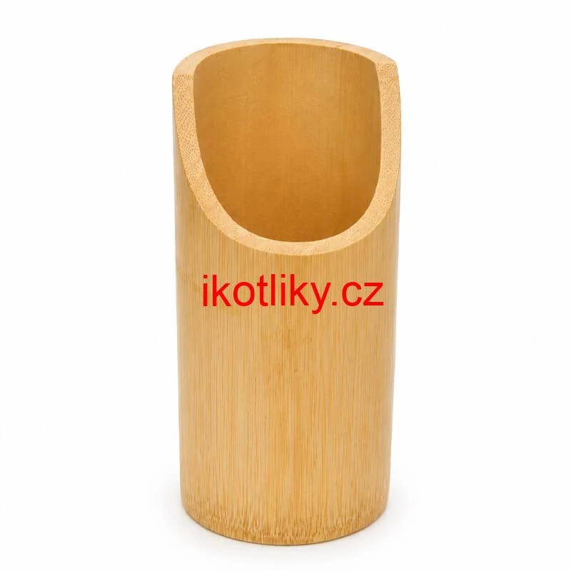 Dřevěná kuchyňská souprava se stojanem – 5 dílů