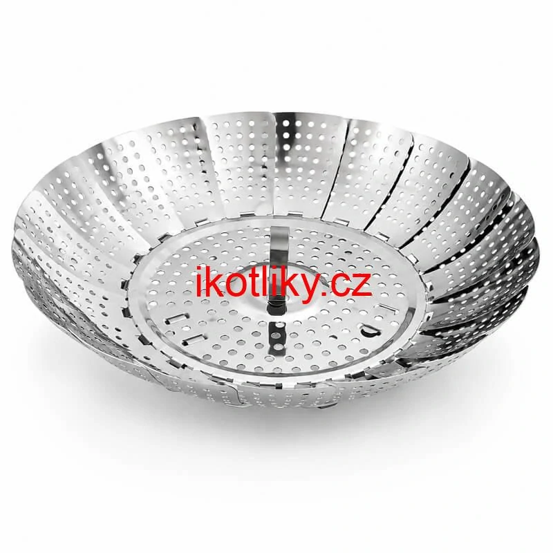 Nerezový skládací pařák 16–28 cm do hrnce