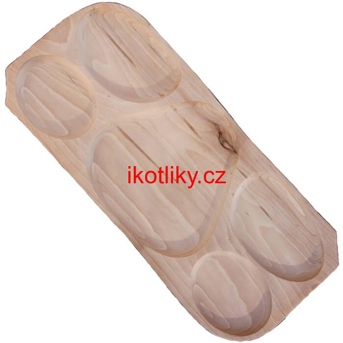 Servírovací dřevěný podnos