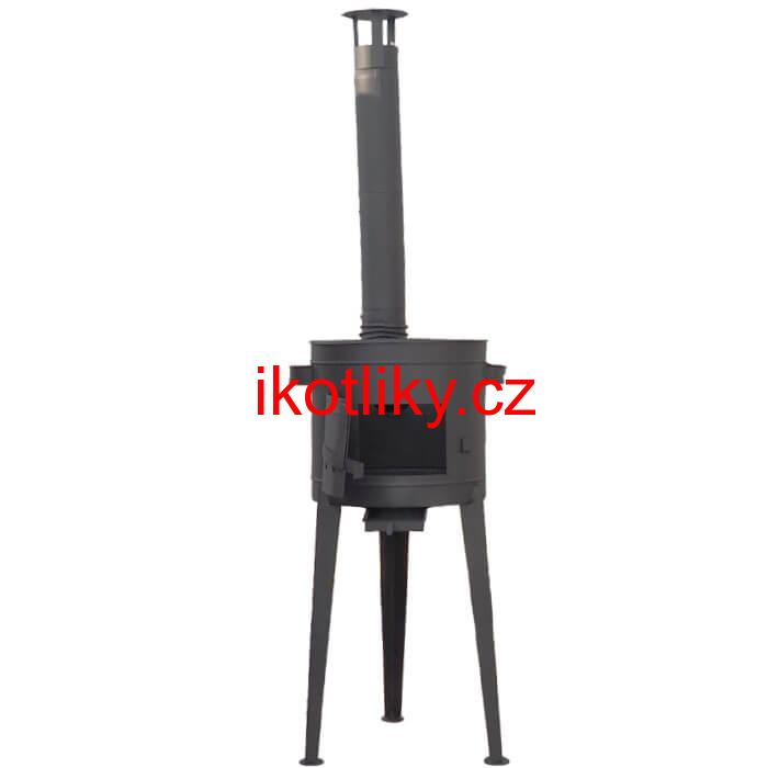 Vysoká kotlina 42 cm + žáruvzdorná barva