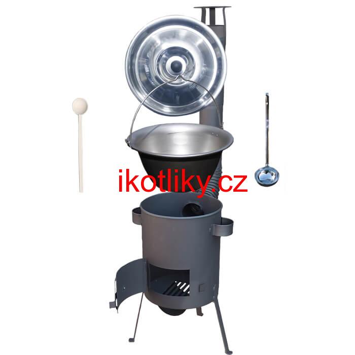 Nerezový kotlík 30 L (1,5 mm) + žáruvzdorná kotlina 45 PLUS 600 4 MM