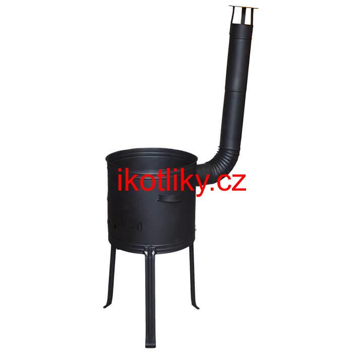 Kotlina 42 cm, vysoká + žáruvzdorná barva Plus 700