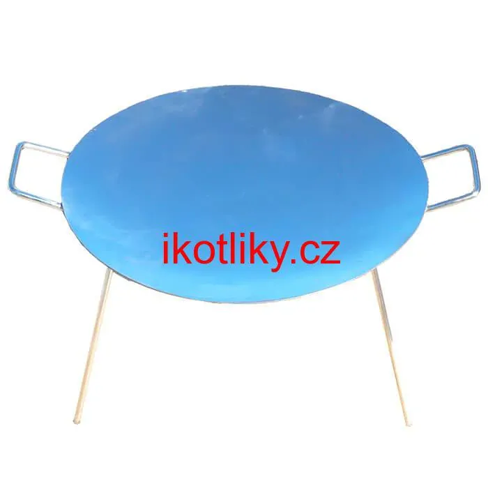 Nerezová pánev s nožičkami 55 cm BBQ