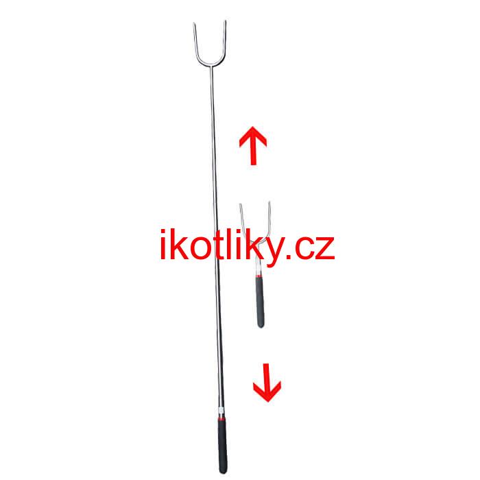 Vidlička na opékání 24,5 cm - 84,5 cm - teleskopická 1 ks