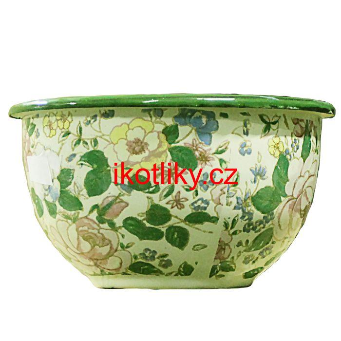 Smaltovaná vzorovaná miska 15 cm DECOR