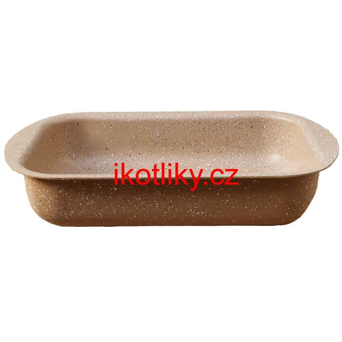 Pekáč s granitovým povrchem 34 x 24 cm hnědý Granit Line
