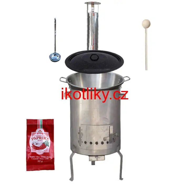 Nerezový kotel 40 L (1,2 mm) + nerezová kotlina (1,5 mm) 45 cm STRONG EXCLUSIVE