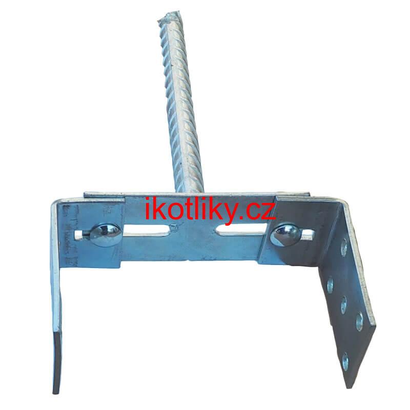 Patka zápustná, kotevní, nastavitelná 0-17 cm