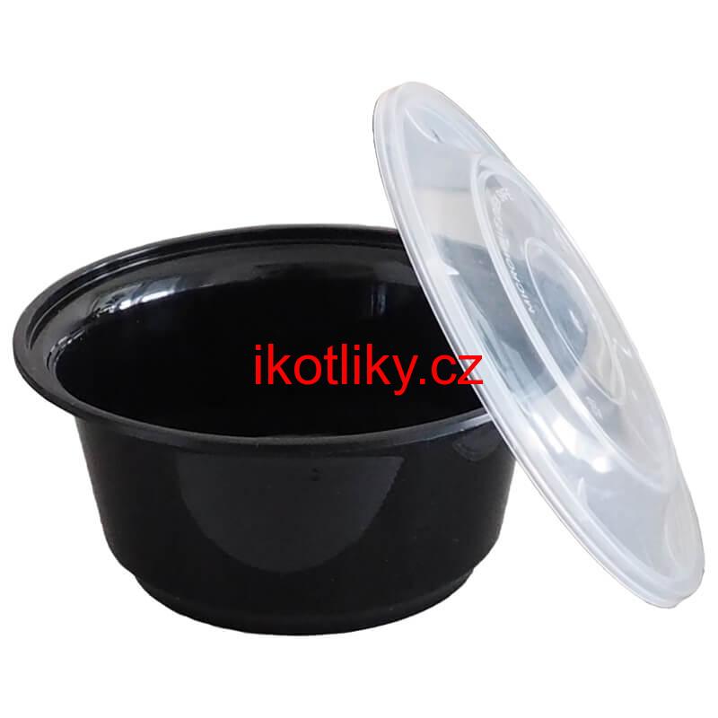 Plastový box (miska) na guláš + víčko 1000 ml