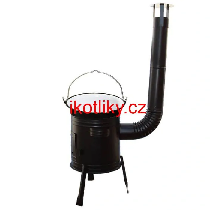 Smaltovaný kotlík 25 L (1,2 mm) + kovová kotlina 42 CLASSIC (KOV) Easy party