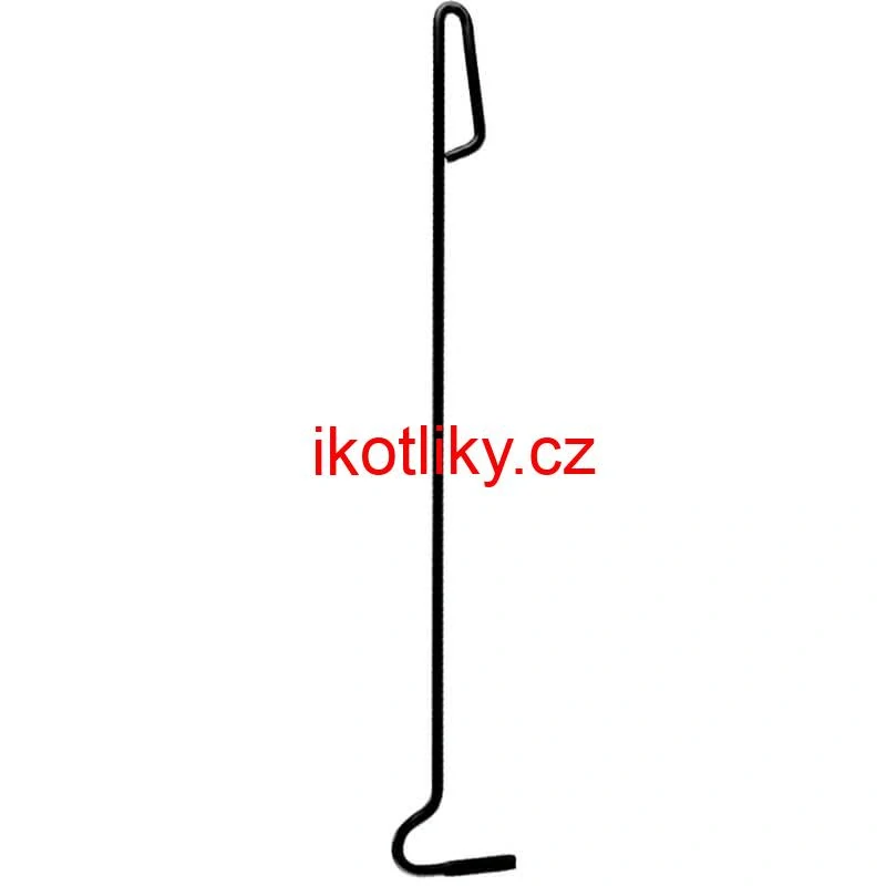 Pohrabáč - háček ocelový 58 cm
