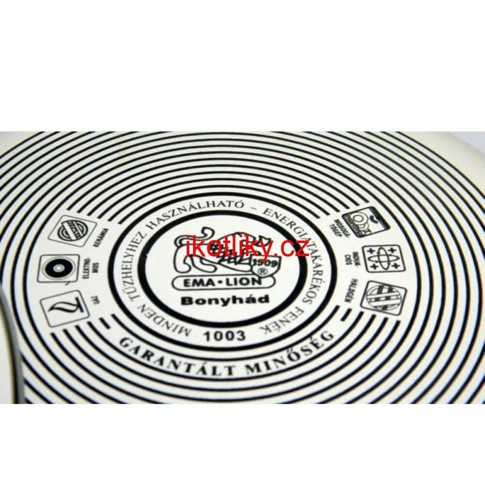 Smaltovaný hrnec s květinovým vzorem – Pomněnka 5,5 l + poklice