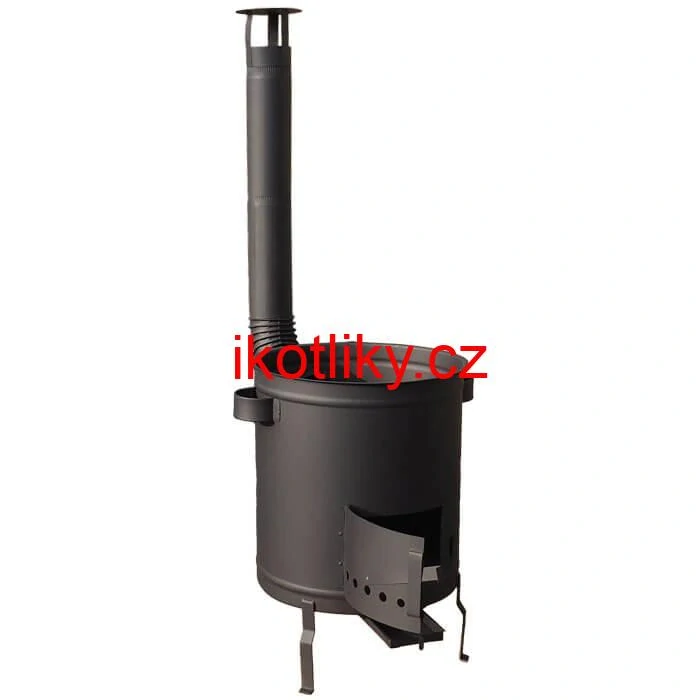 Silnostěnná kotlina 45 cm (2 mm) STRONG + žáruvzdorná barva Plus 600