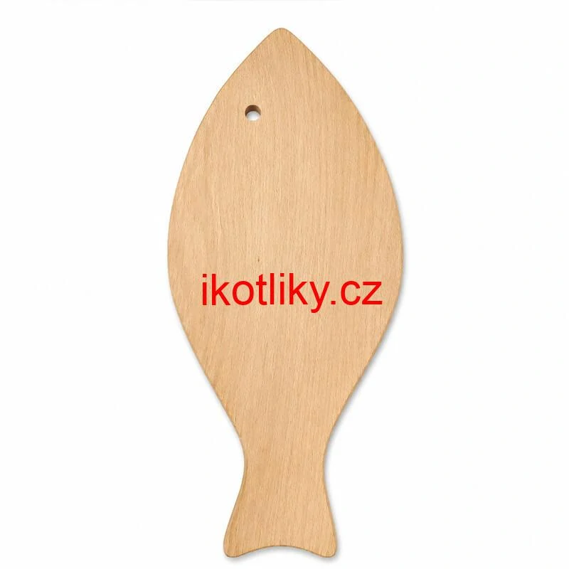 Dřevěné prkénko na krájení a servírování Ryba 36 × 16 × 1,5 cm