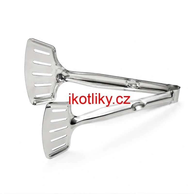 Nerezové kleště na rybu – kuchyňská obracečka 2 v 1, 28 cm